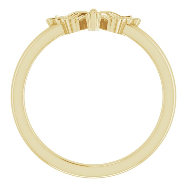 14K Yellow Holy Spirit Dove Ring