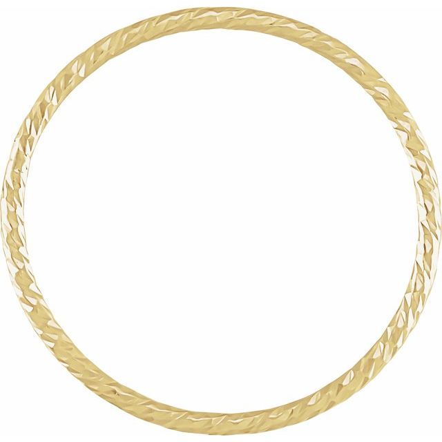 14K Yellow Stackable Ring Size 7